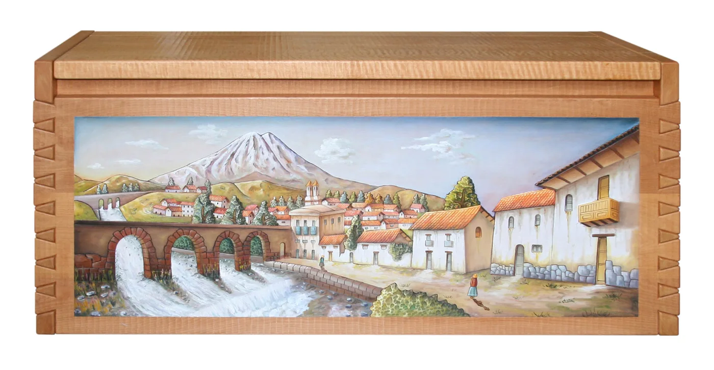 Pukyura M, Cassapanche in legno massello
